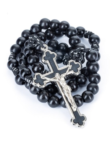 Paracord Dark Wood Rosary