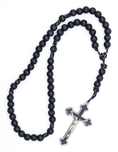 Paracord Dark Wood Rosary