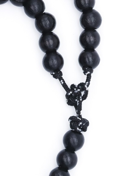 Paracord Dark Wood Rosary Paracord Dark Wood Rosary
