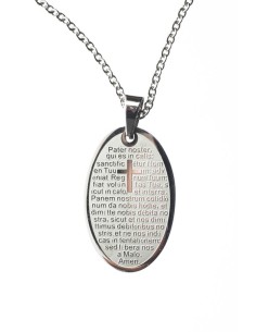Pater Noster Steel pendant large Pater Noster Steel pendant large