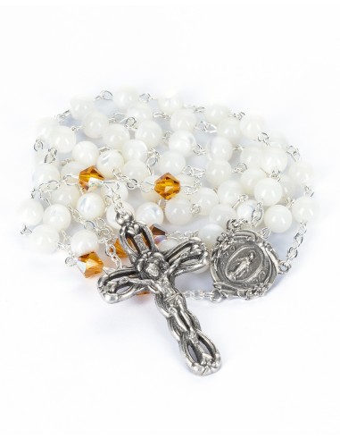 Mother of Pearls Crystal Rosary