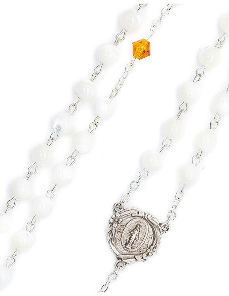 Mother of Pearls Crystal Rosary