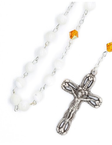 Mother of Pearls Crystal Rosary