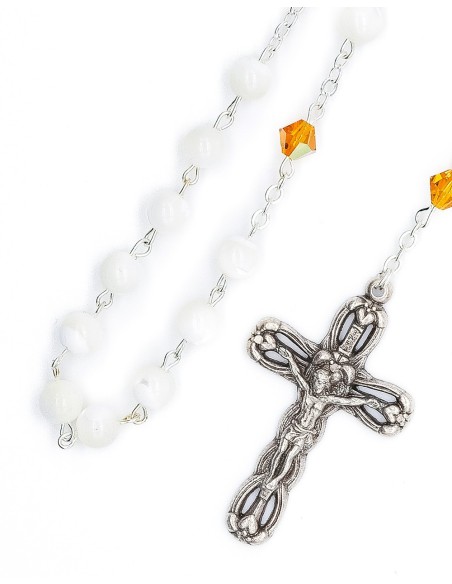 Mother of Pearls Crystal Rosary