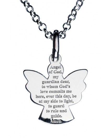 Guardian Angel Sterling Silver 925 Pendant small