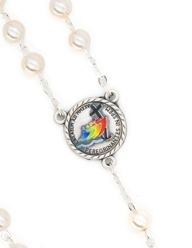 Jubilee Glass Pearls Rosary
