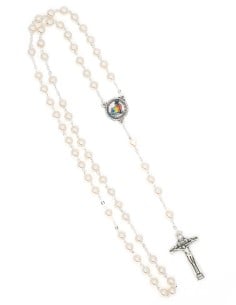 Jubilee Glass Pearls Rosary 2
