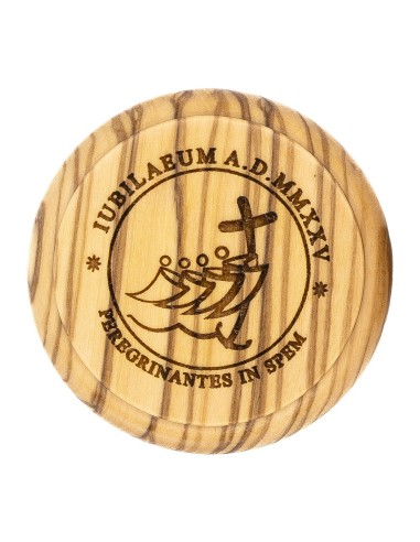 Olive Wood Jubilee Rosary Box Set