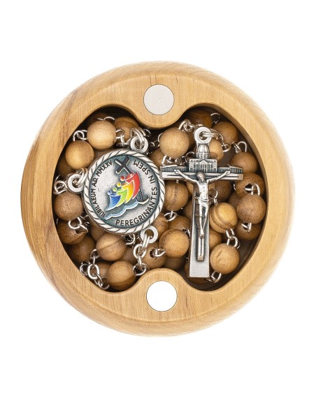 Olive Wood Jubilee Rosary Box Set Olive Wood Jubilee Rosary Box Set