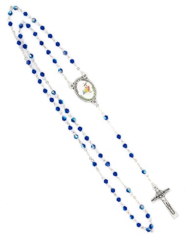 Blue Crystal Jubilee Rosary Box Set