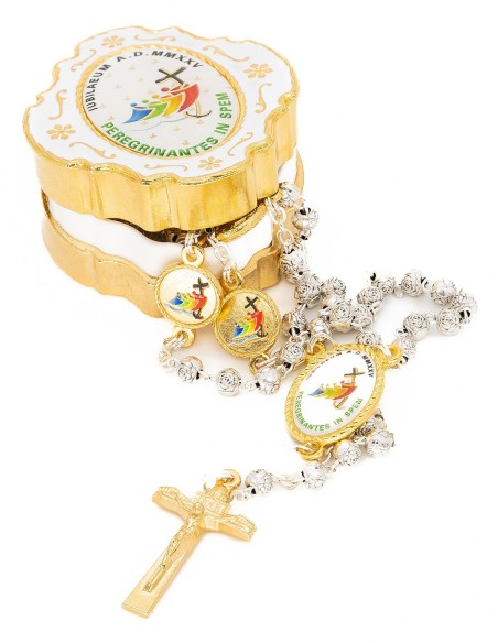 Rose Beads Jubilee Rosary Box Set Rose Beads Jubilee Rosary Box Set