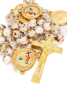 Variegate Glass Pearls Jubilee Rosary