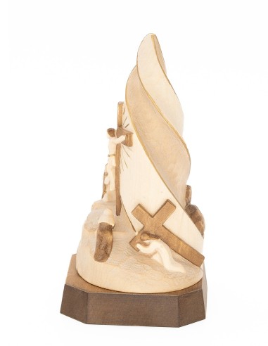 Calvary Easter Scene Flame Alpine Wood