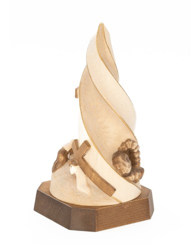 Calvary Easter Scene Flame Alpine Wood