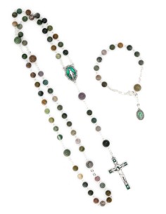 Agate Beads Rosary Bracelet Set 2