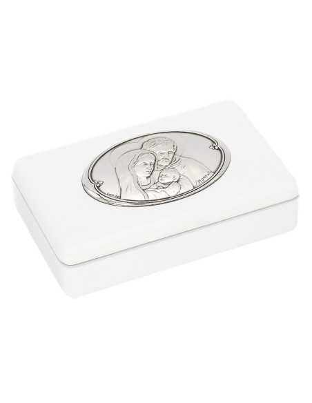 Light Pink Crystal Rosary Necklace Holy Family Icon Set Light Pink Crystal Rosary Necklace Holy Family Icon Set