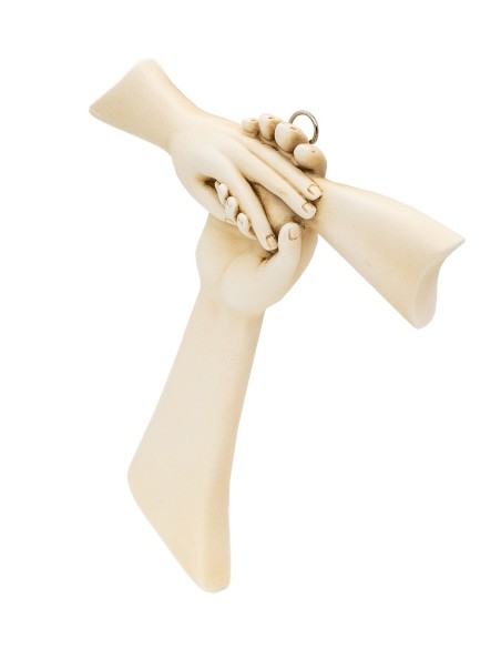 Three Hands Joined Tau Cross