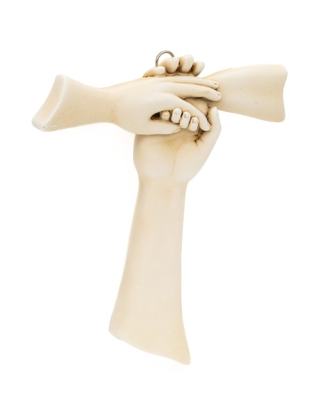 Three Hands Joined Tau Cross