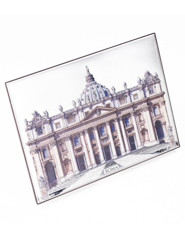 Sterling Silver Bilaminate St. Peter Basilica Size Large