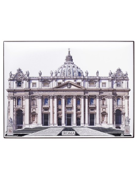 Sterling Silver Bilaminate St. Peter Basilica Size Large