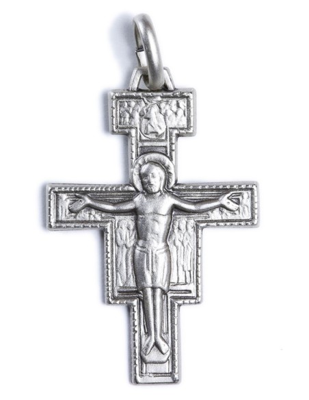 Sterling Silver St. Damiano Crucifix Sterling Silver St. Damiano Crucifix
