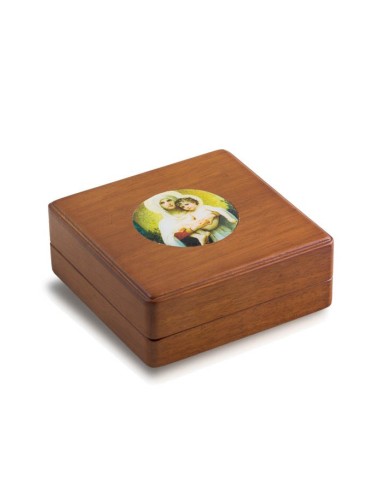 White Virgin Mary Rosary Box White Virgin Mary Rosary Box