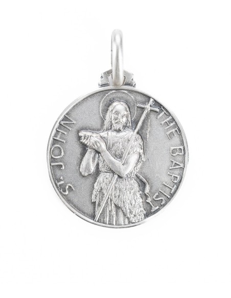 Sterling Silver St. John the Baptist Medal Sterling Silver St. John the Baptist Medal