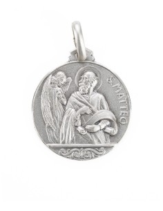 Sterling Silver St. Matthew Medal