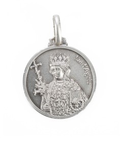 Sterling Silver St. Agatha Medal