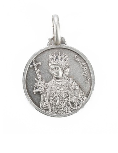 Sterling Silver St. Agatha Medal