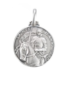 Sterling Silver St. Joan of Arc Medal