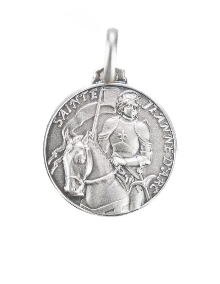 Sterling Silver St. Joan of Arc Medal Sterling Silver St. Joan of Arc Medal