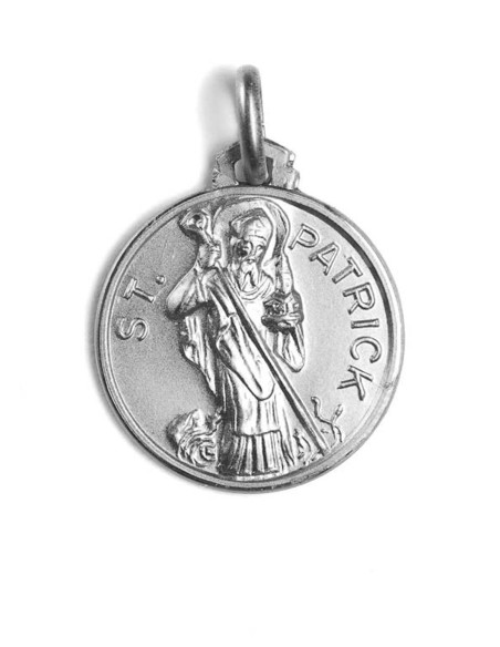 Sterling Silver St. Patrick Medal Sterling Silver St. Patrick Medal