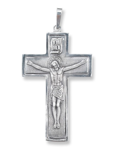 Pope Leo XIV Inspired Sterling Silver Pastoral Crucifix