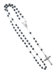 Sterling Silver Ematite Rosary 2