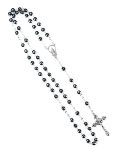 Sterling Silver Ematite Rosary
