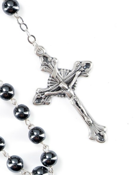 Sterling Silver Ematite Rosary