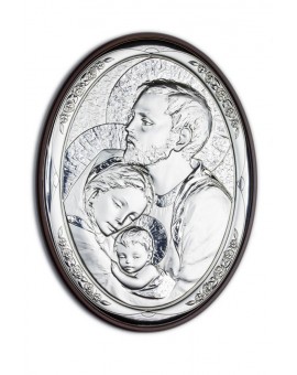 Holy Family Bilaminate Sterling Silver 0819