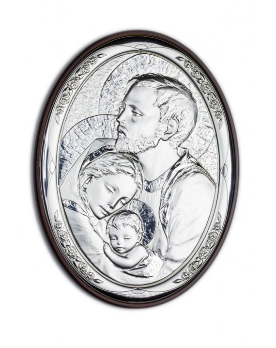 Holy Family Bilaminate Sterling Silver 0819