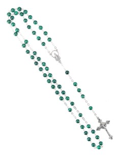 Sterling Silver Malachite Rosary 2