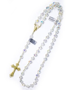Swarovski Gold Plated Crystal Rosary Swarovski Gold Plated Crystal Rosary