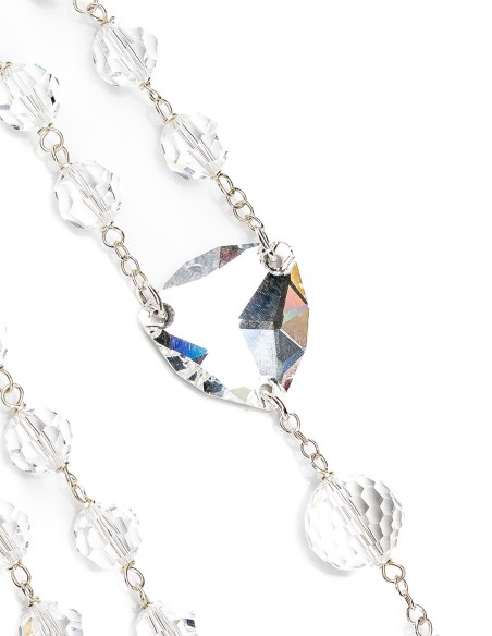 Large Clear Crystal Rosary