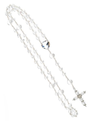 Large Clear Crystal Rosary