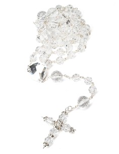 Large Clear Crystal Rosary