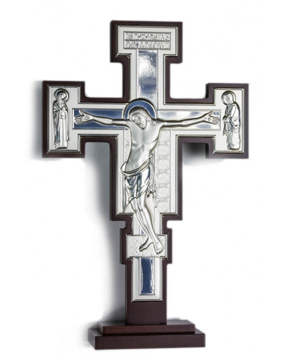 Crucifix Bilaminate Sterling Silver 0801