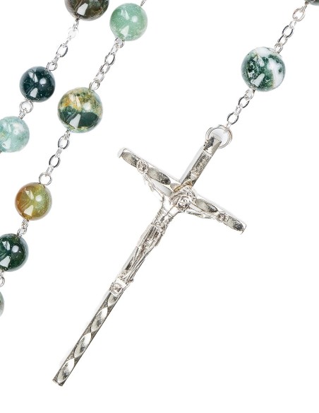 Moss Agate Rosary