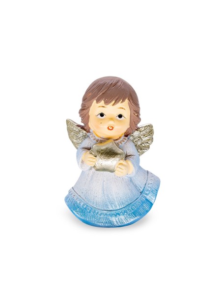 Soft Blue Angel Star Figurine