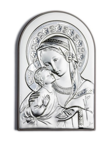 Virgin Mary Bilaminate Sterling Silver 0806