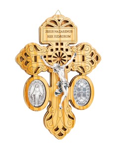 Olive Wood Pardon Crucifix