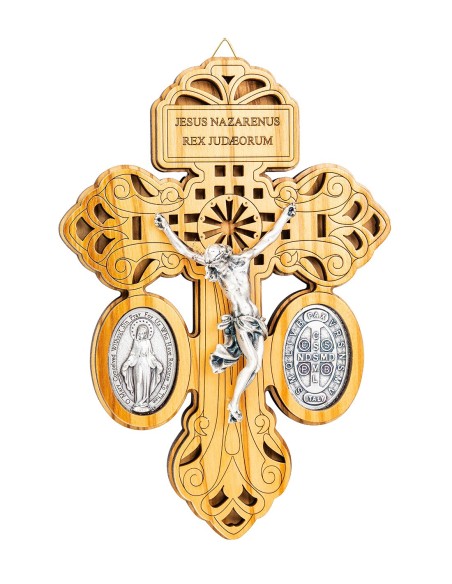 Olive Wood Pardon Crucifix